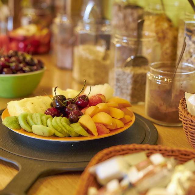 Frühstücksbuffet im Berghotel Talblick