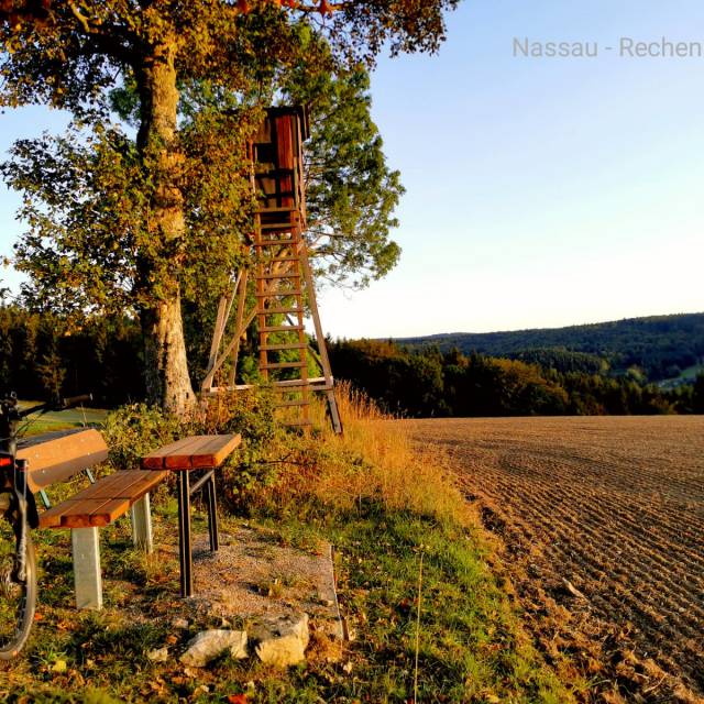 Hochsitz im Wald in Nassau Rechenberg