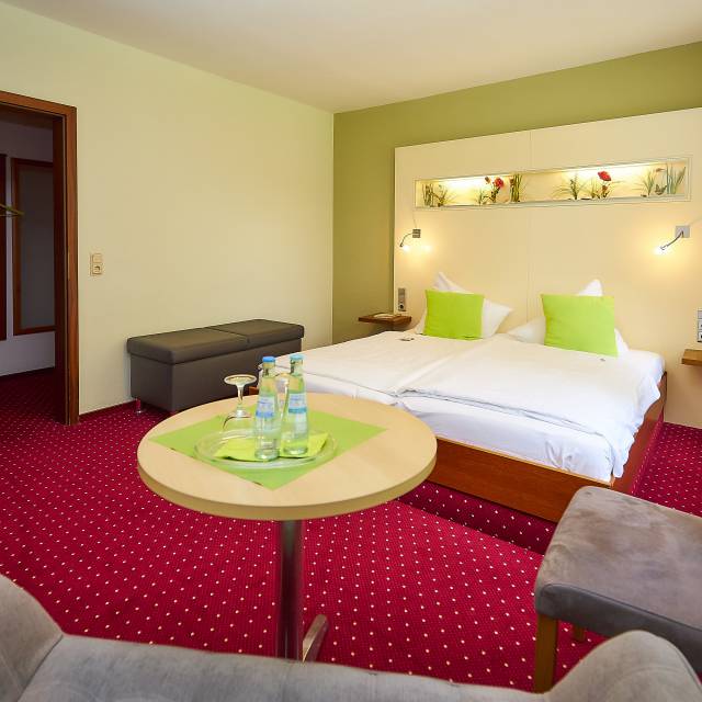 Innenansicht des Komfort Doppelzimmer im Hotel Talblick