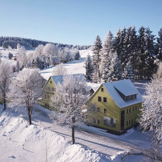 Winter in Holzhau - Berghotel Talblick